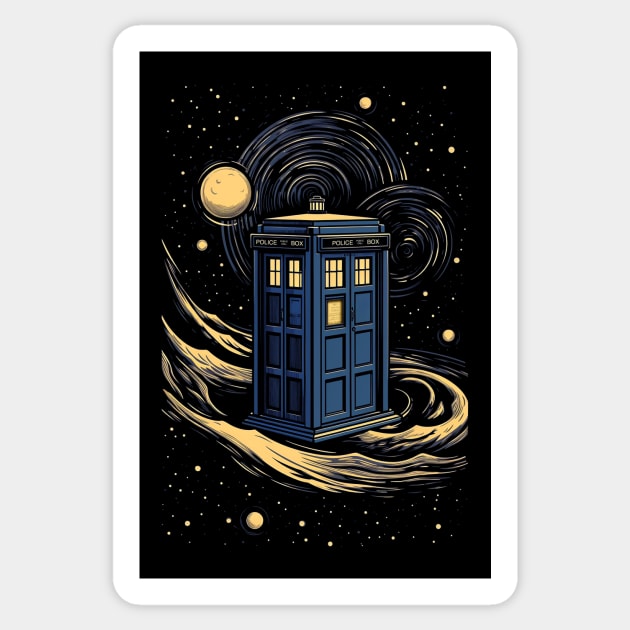 Starry Time Travel Sticker by positivespace